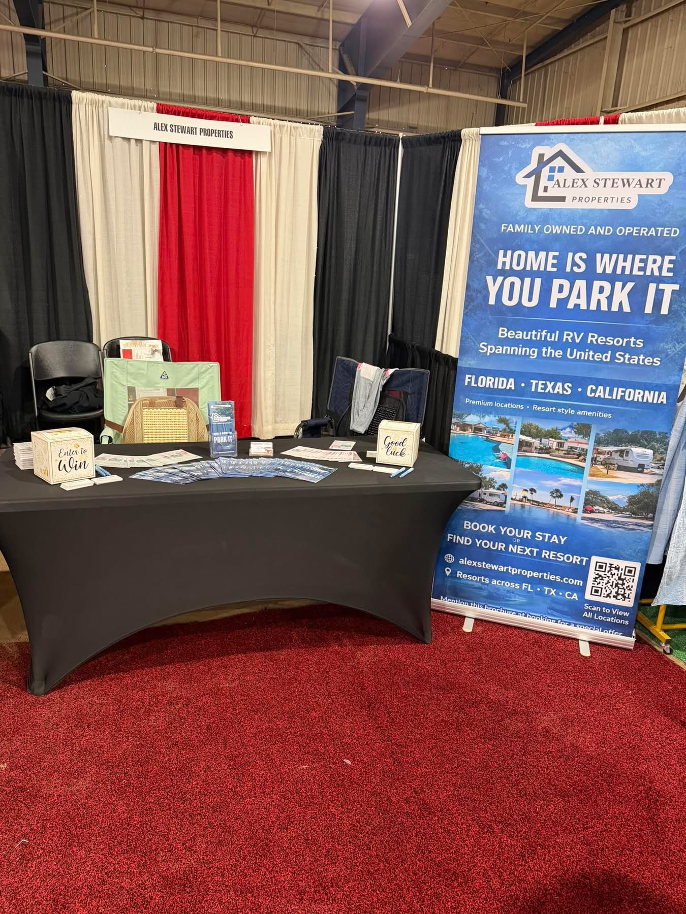 Business Event Display by A’levated Attire in Coral Springs Florida